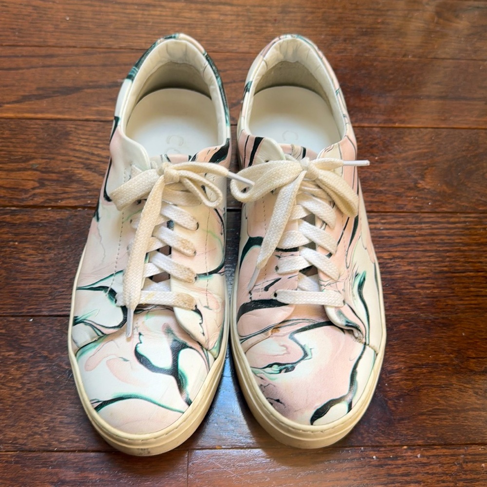 COS Leather trainer sneakers 7